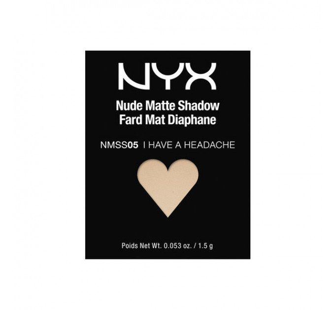 NYX NUDE MATTE PRO SHADOW REFILLS тени для век